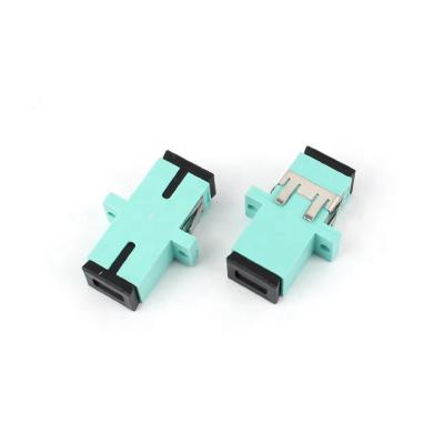 China Simplex Fiber Optic Adapter SC OM3 Fiber Optic Adapter Simplex SC To SC Fiber Optic Adapter for sale