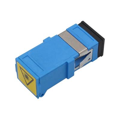 China Simplex FC APC Fiber (Data Center) SMA Fiber Optic Adapter Metal SC Fiber Optic Adapter With Shutter for sale