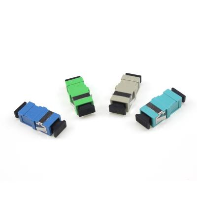 China Communication/Networking Fiber Optic Adapter SC SX 10G OM3 Aqua Plastic Fiber Optic Optic Adapter for sale