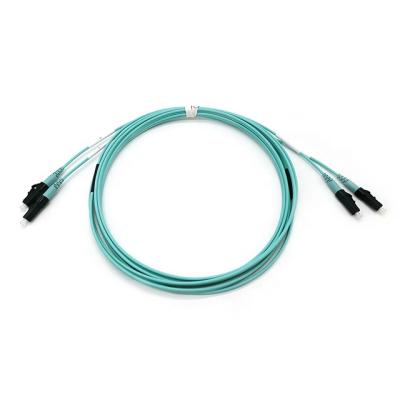 China FTTH FTTX LC to LC Duplex 2.0mm LSZH OM3 Fiber Optic Patch Cord for sale