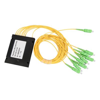 China (Data Center) Telecom fiber optic modular box 1*8 splitter PLC cassette optical splitter for sale