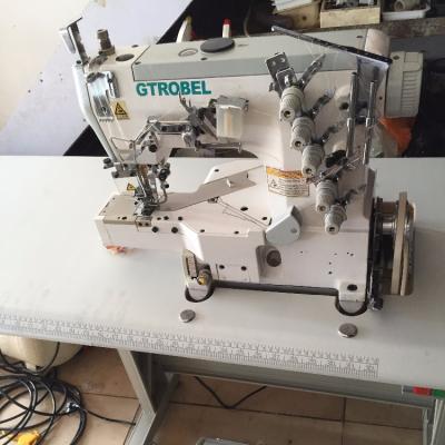 China New GDB-600-01CB/UT direct drive small cylinder industrial flat bed coupling sewing machine with automatic trimmer 600-01CB/UT for sale