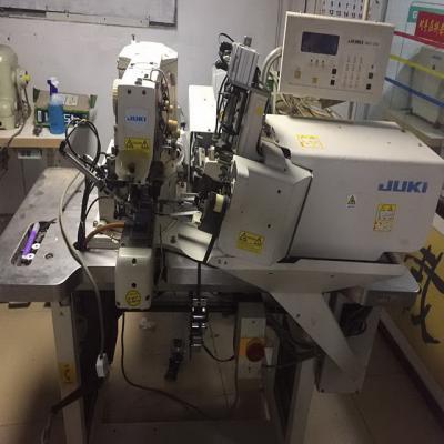 China Automatic Belt Loop Sewing Machine Good Condition Original Used JUKI-254 2 Needle Automatic Belt-loop Tying Machine for sale