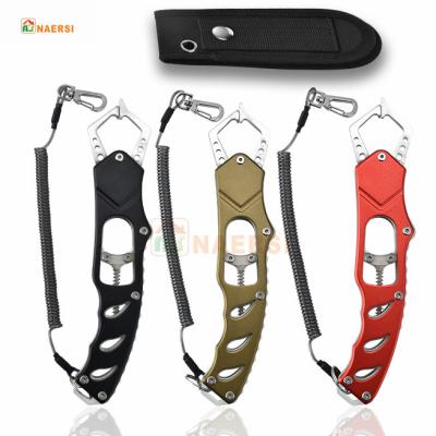 China Easy Control Stainless Steel Lip Grip Fishing Pliers Fishing Clamp for sale