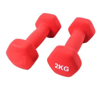 China Gym/Fitness Room/Wholesale Cheap Home Hex Vinyl Rubber Dumbbell 0.5kg 1kg 2 Kg 3kg Sets Sales For Women for sale