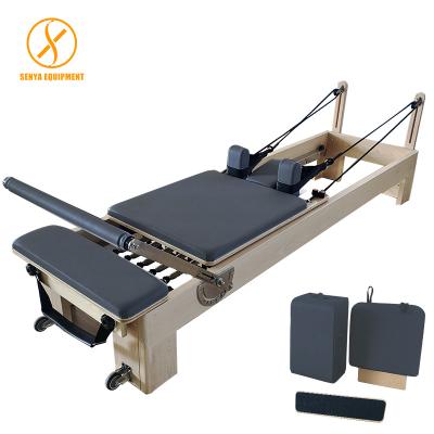 China Gym/non-slip pilates-reformer sale SY-PL002-pisates-reformer price-fitness room/home Senya pilates reformer mat towel machine for sale