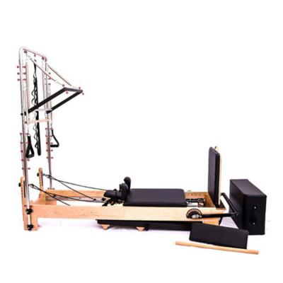 China Fitness Center Senya Buy White Aluminum Wood Used Pilates Reformer With Half Trapeze Price Porcelain for sale