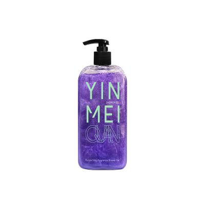 China Wholesale Purple Silky Body Care Fashion Perfume Shower Gel Replenishing Tender Body Wash for sale