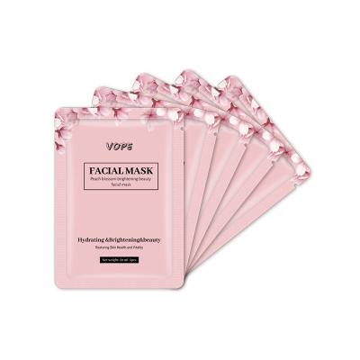 China OEM Private Label Beauty Cosmetic Vitamin C Niacinamide Moisturizer Whitening Facial Sheet Mask Women Skin Care for sale