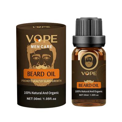 China Moisturize Men's Beard Oil Sandalwood Fragrance Beard Grwoth Oil Smooth Shiny Styling Natural Maker for sale