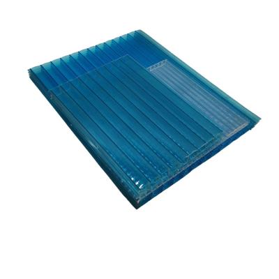 China PCB 100% Pure Lightweight Plastic Roof Material Construction Greenhouse Polycarbonate Cavity Board for sale