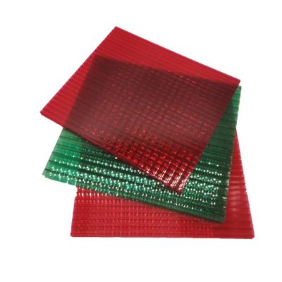 China 12mm 16mm Multi-wall Lightweight Honeycomb Crystal Polycarbonate Sheet For Greenhouse for sale