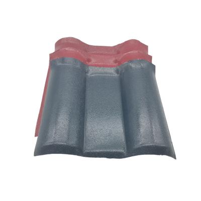 China residential & Industrial Most Durable Spanish Tiles En Colonial PVC Asa Synthetic Resin Roof Tile Price for sale