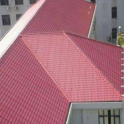 China residential & industrial hot sale building materials Corrugated Asa Pvc Sheet Insulation Synthetic Resin Roof Ceramic Tile for sale