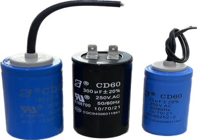 China CD60 Motor Starting Capacitor Water Pump Big Power Single-Phase AC Motors for sale