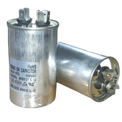 China CBB65 450V 30UF Wechselstrommotor Kondensator 85°C S2 zu verkaufen