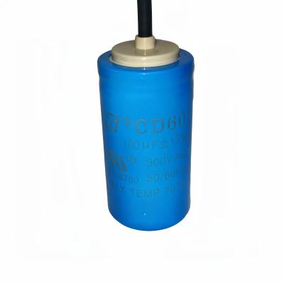 China Start Capacitor CD60 AC Motor Capacitor 75uF Aluminum shell HVAC Capacitor for sale