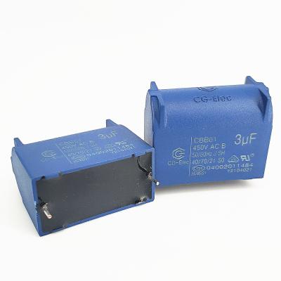 China Ac Motor Start Capacitor CBB61 450V 3.0UF Eénfasige condensator 10000 uur Te koop