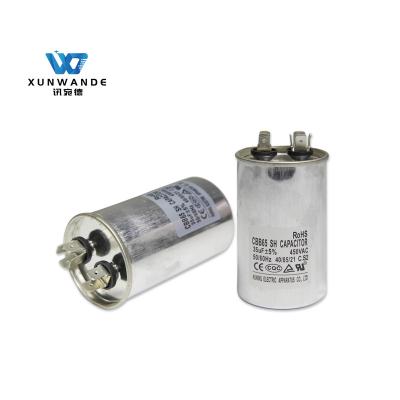 China CBB65 AC-Motorkondensator 35uf 450v Klimaanlage Kondensator Aluminiumhülle zu verkaufen