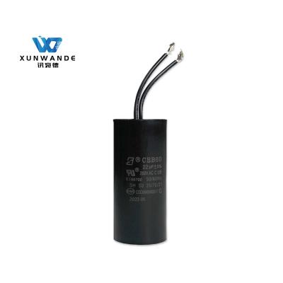 China CBB60 250V 22UF Kondensator Waschmaschine Kondensator Selbstheilung 3000 Stunden zu verkaufen