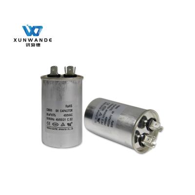 China CBB65 450V 20UF Rundtyp Kondensator S2 ROHS Luftkompressor 3000 Stunden C-Klasse zu verkaufen