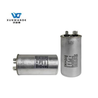 China CBB65 45uF 450v AC Motor Condensador ROHS Classe C 3000 horas Protegido 10000AFC SH S2 à venda