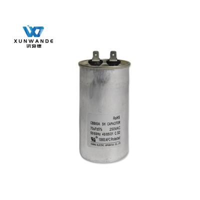 China CBB65 250V 70mfd AC Motor Capacitor 50x100 AC Running Capacitor SH C-Class for sale