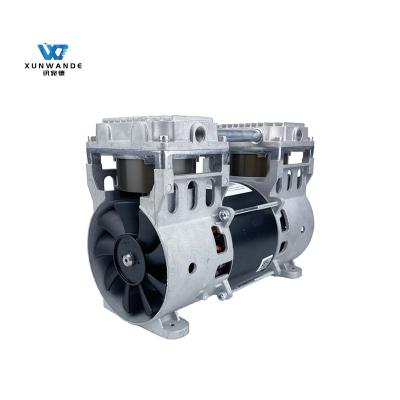 China Two Cylinder Piston 580W 0.75HP Oil-Free Air Pump Air Compressor For Beauty Equipment for sale