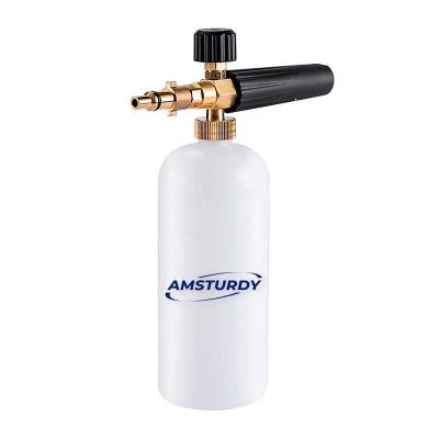 China AMSTURDY FC07 Adjustable Car Wash Soap Sprayer Quick Release Snow Foamer Snow Foam Lance for Nilfisk/Huter/Anlu/Kew/Alto and A&R for sale