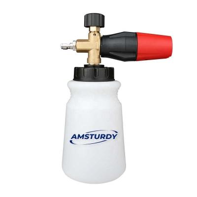 China Original AMSTURDY FC13Y Wide Neck Car Wash Pressure Snow Heavy Duty 3/4' Hi Foam Cannon for sale