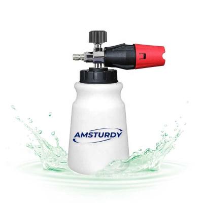 China AMSTURDY FC13N Hi Car Wash Premium Wide Neck Adjustable Pressure Snow Foam Cannon Electric Foam Cannon For Washing Car for sale