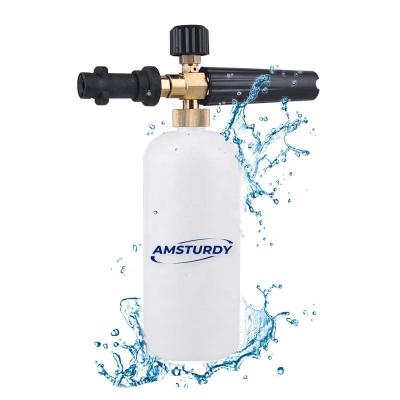 China AMSTURDY FC06 Adjustable Car Wash Foam Cannon 1 Liter Bottle Snow Foam Lance Soap Dispenser Spout For K Series for sale