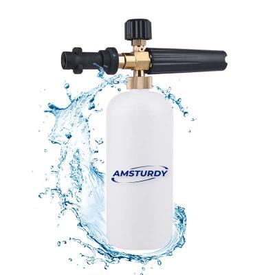 China AMSTURDY FC06 FJ6 Car Wash Foam Nozzle Snow Foam Cannon 1000ml for sale