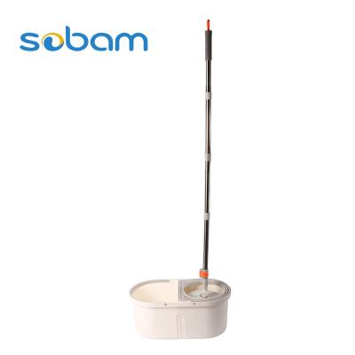 China Sustainable Customized Hot Deals Wholesale magic spin 360 microfiber mop with cleaning mop and stainless twisted pole mop for sale