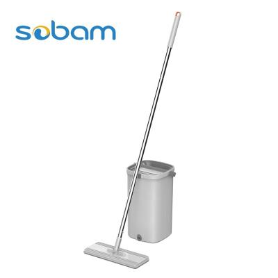 China Sustainable Sobam Rotating dry wet retractable cleaning trapeadore twist mop With Retractable Handle for Hardwood Tile Marble Floors for sale