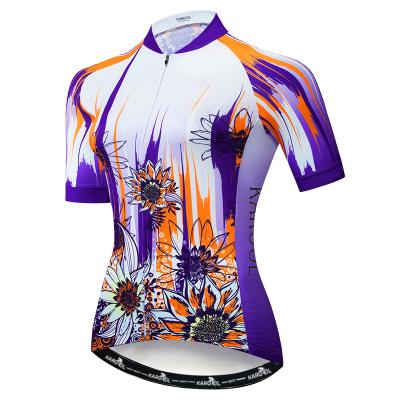 China Light Weight Antibacterial Good Quality Breathable Quick Dry Female Luminous Reflective Custom Karool Cycling Clothing for sale