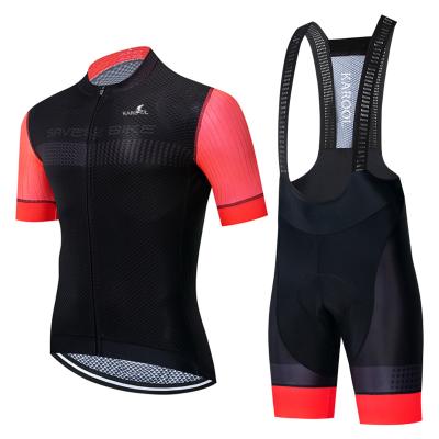 China 2021 Men Woman Antibacterial Cycling Short Sleeve Singlet Set Sports Team Cycling Clothing Kit for sale