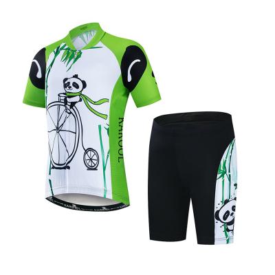 China Karool Antibacterial Quick Professional Protect Bike Shirt And Shorts Kids Cycling Jersey Boys And Girls for sale