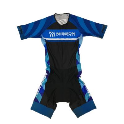 China Custom antibacterial mens summer sports skin suit wear ropa deportiva mens skin cycling wholesale cycling suit for sale