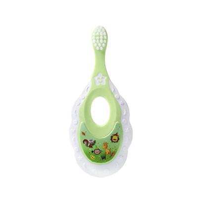 China Baby Kids little turtle toddler baby gum Prevent swallowing manual toothbrush for children for sale