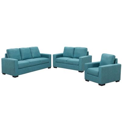 China Good massage reputation upholstered recliner 100% curved top hair 3 piece sofa set for sale