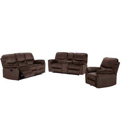 China Contemporary Made In China Living Room Reclining Sofa Set 6 Seats Reclining 5 Sofa for sale