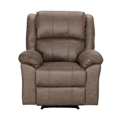 China New design namual massage recliner chair for salon with two USB port in palomino fabric recliner sofa for sale