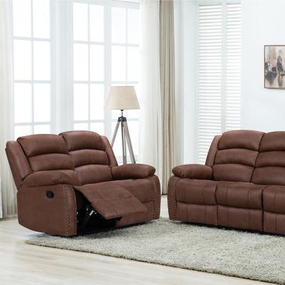 China Contemporary single couch living room and loveseat recliner movie sofa for sale