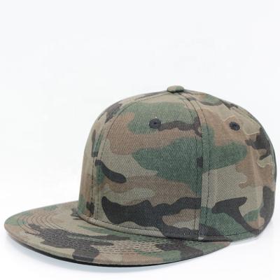 China COMMON Camouflage Hat Jungle Hunting Baseball Caps Flatbrim Logo 6 Panel Hats For Men Custom Snapbacks Hats And Caps for sale