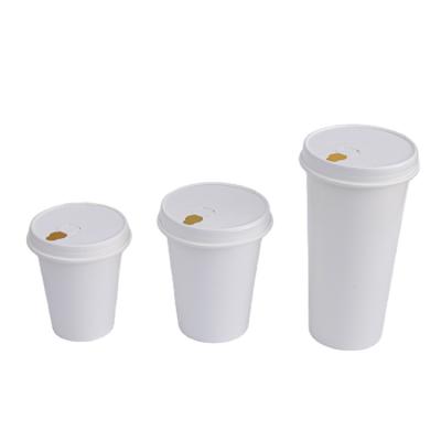 China Factory Direct Supply Biodegradable Natural Compostable Bagasse Lids 100% Coffee Paper Cups Paper Cups for sale