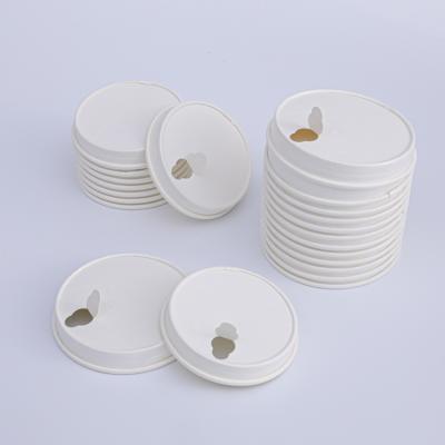 China Environmental 100% Biodegradable Biodegradable Paper Lids Cold / Hot Drink Coffee Paper Cup Lid Available for sale