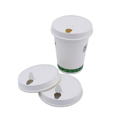 China 100% Biodegradable 4oz 8oz 12oz Paper Cups With Paper Lid For Cold-Hot Drinks Packaging Coffee Paper Cup for sale