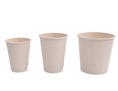 China Coffee Biodegradable Non Plastic Water Based Liner Paper Cup With Same Liner Paper Lid for sale