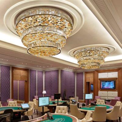 China Modern Modern Hotel Ceiling Hanging Crystal Chandelier for sale